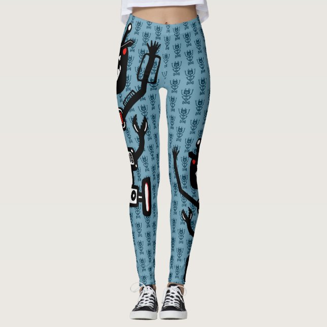 Robo Monsters Leggings (Framsida)