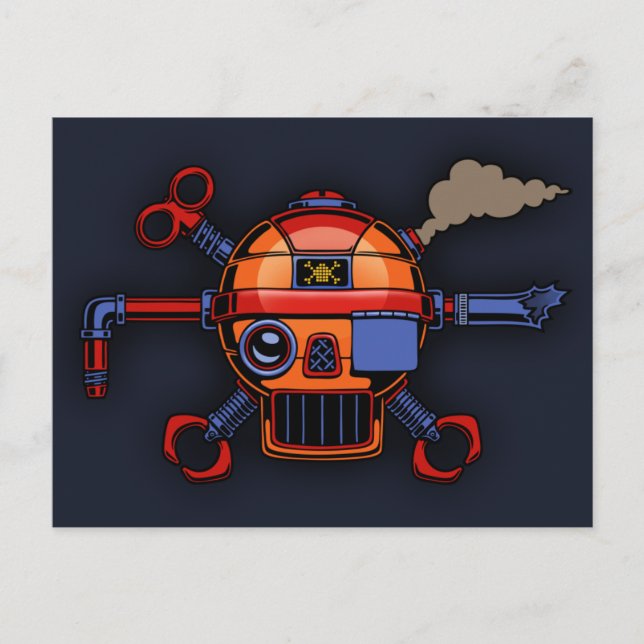 Robo Pirat II Vykort (Framsida)