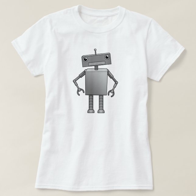 Robo-Pojke T-tröja Tee Shirt (Design framsida)