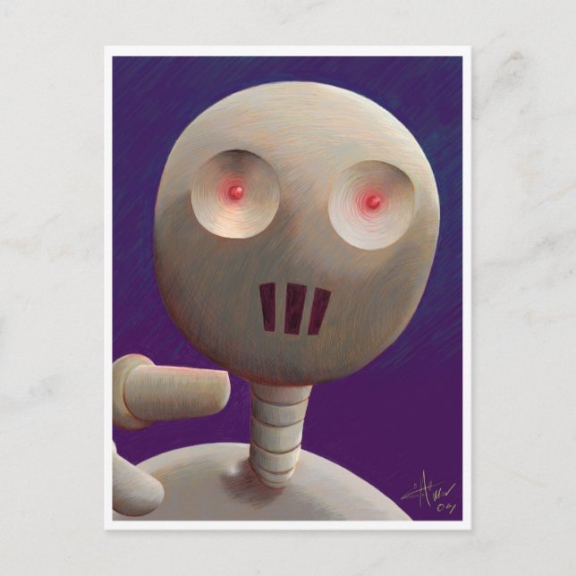 Robo Postcard Vykort (Framsida)