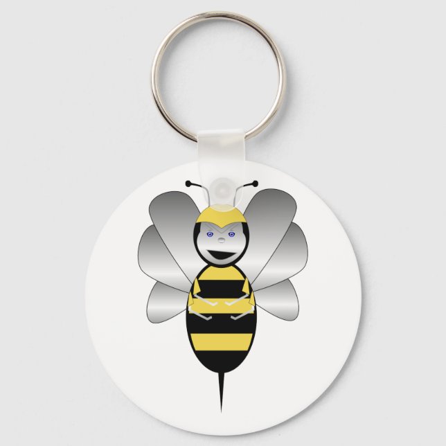 Robobee Humla Keychain Nyckelring (Framsida)
