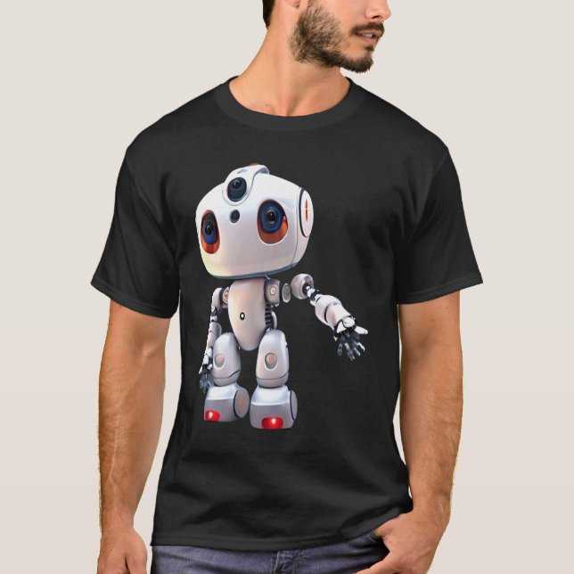 RoboBuddy The intelligent friend T Shirt (Framsida)