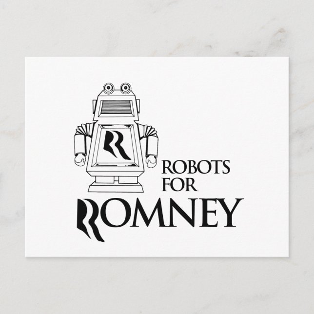 ROBOKAR FÖR ROMNEY.png Vykort (Framsida)