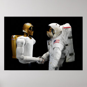 Robonaut 2, en dexterös, human astronaut hel 2 poster
