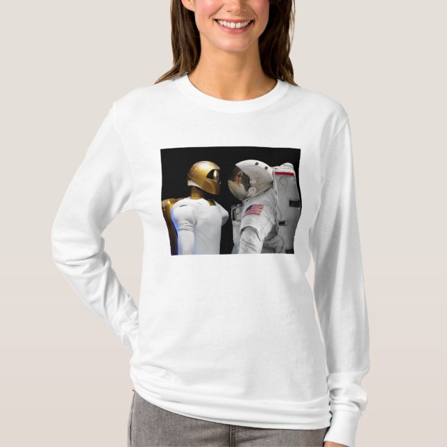 Robonaut 2, en dexterös, human astronaut hel 3 tee (Framsida)