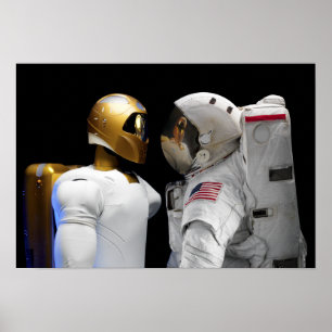 Robonaut 2, ett fingerfärdigt, poster