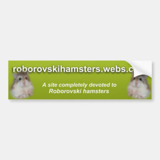Roborovskihamsters - bildekal 2