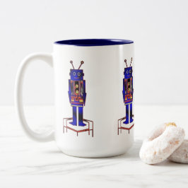 "Robot" (0,44 l) Tvåtons Mug Två-Tonad Mugg