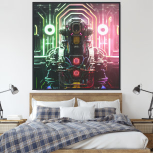 Robot 1 canvastryck