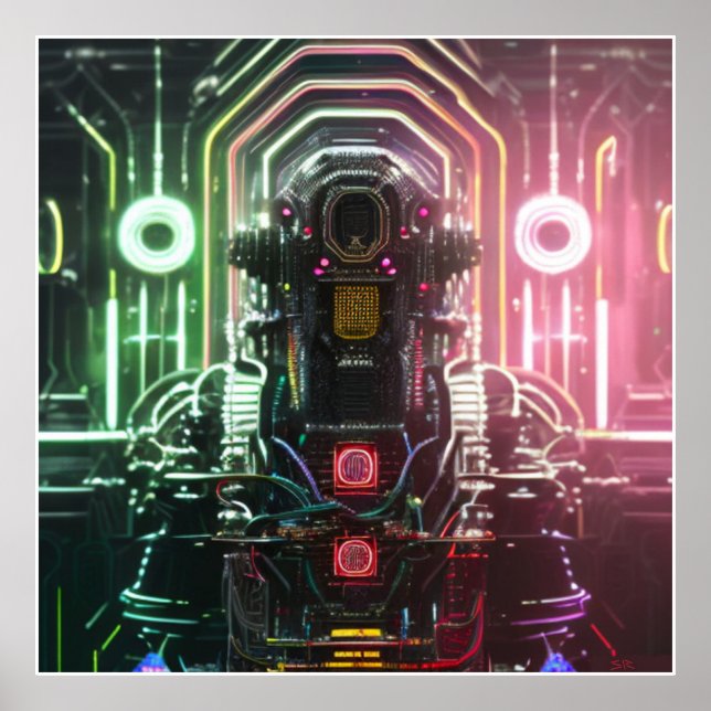 Robot 1-projektionsyta poster (Framsidan)