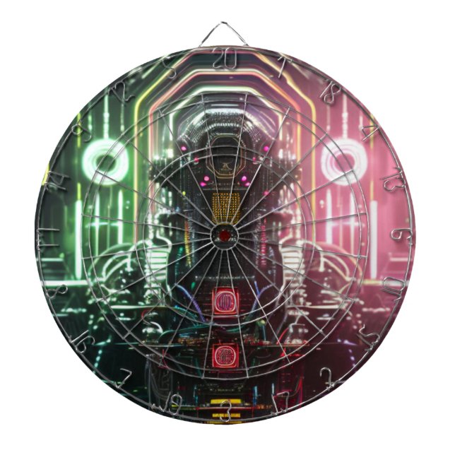 Robot 1-ritbord darttavla (Framsidan)