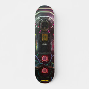 Robot 1-skateboard mini skateboard bräda 18,5 cm