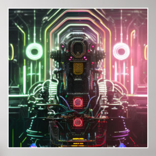 Robot 1 värde matt affisch