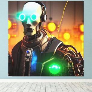 Robot 2 canvastryck