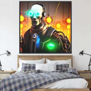 Robot 2-kanvastryck canvastryck