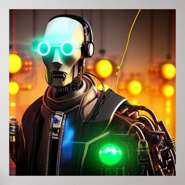 Robot 2-projektionsyta poster (Framsidan)