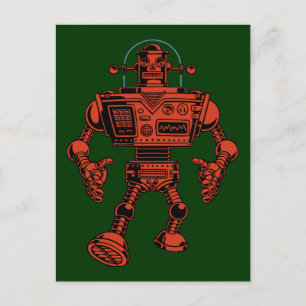 Robot 313-red vykort