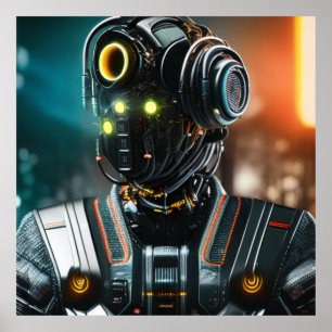 Robot 3 matte affisch