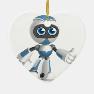 "Robot 4", Julgransprydnad Keramik