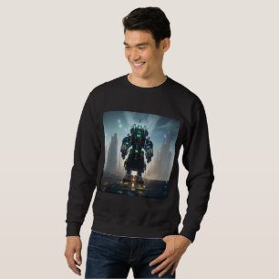 Robot 4 manar Black sweatshirt
