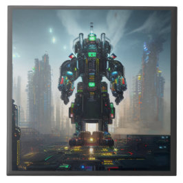 Robot 4 stor keramik kakelplatta