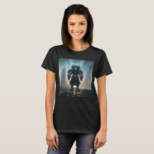 Robot 4, svart T-shirt