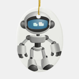 "Robot 5", Julgransprydnad Keramik