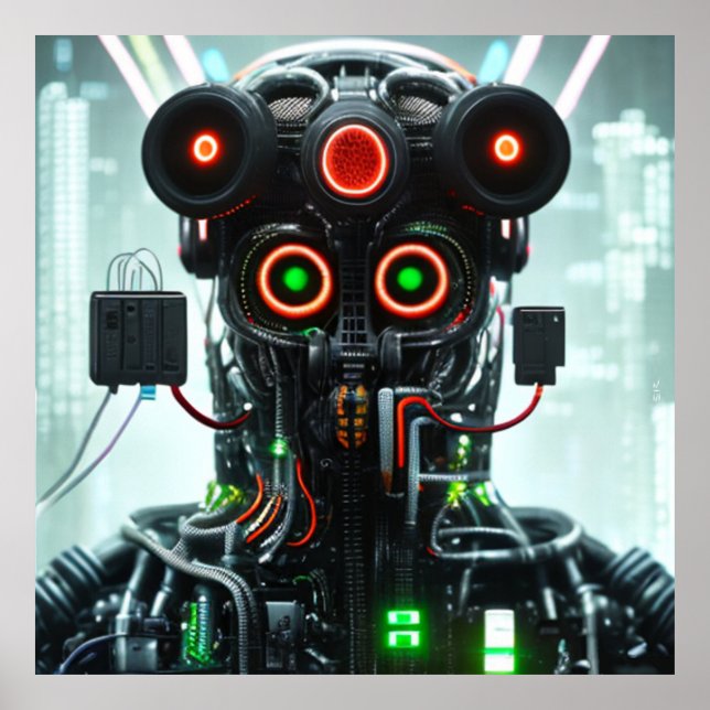 Robot 5-projektionsyta poster (Framsidan)