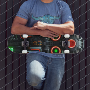 Robot 5-skateboard mini skateboard bräda 18,5 cm