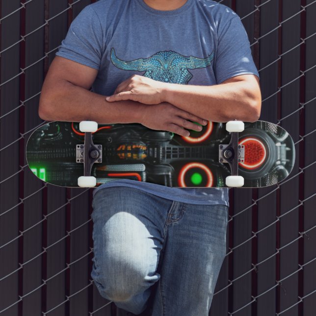 Robot 5-skateboard mini skateboard bräda 18,5 cm (Utomhus 3)