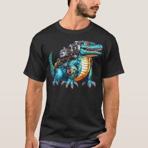 Robot Alligator TShirt T Shirt
