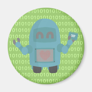 Robot älskar datorkomponenter magnet