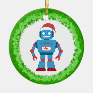 Robot-andedräkt Julgransprydnad Keramik