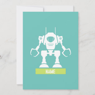 Robot Anpassningsbar Julkort