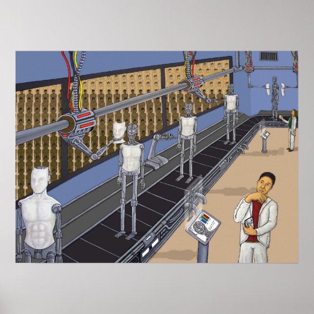 Robot Assembly Poster (Framsidan)