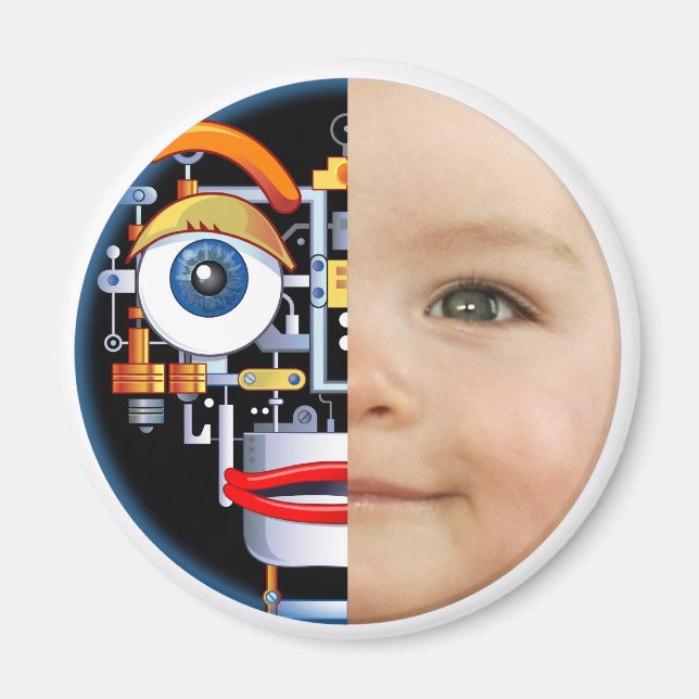 Robot-Baby magnet (Framsidan)