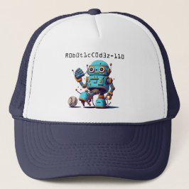 robot baseball sparkar boll keps