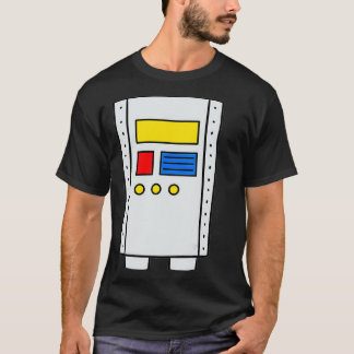 Robot Body Costume Easy Halloween Funny Gift Cute T Shirt