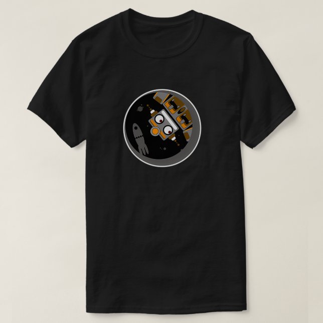 Robot-Borttappad i rymden 2 T Shirt (Design framsida)