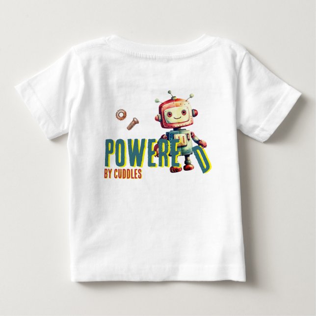 Robot Boy baby T Shirt (Baksida)