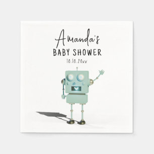 Robot Boy Shower Pappersservett