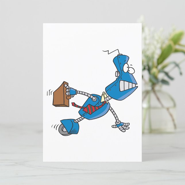 Robot Business Executive Inbjudningar (Skapare uppladdad)