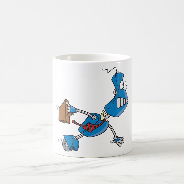 Robot Business Executive Kaffemugg (Skapare uppladdad)
