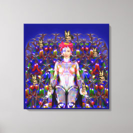 Robot Butterfly Canvastryck