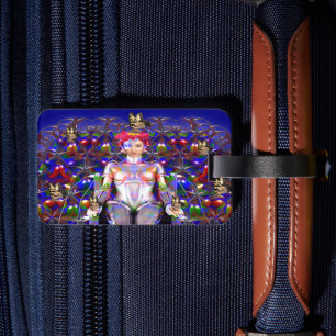 Robot Butterfly Luggage Tag Bagagebricka