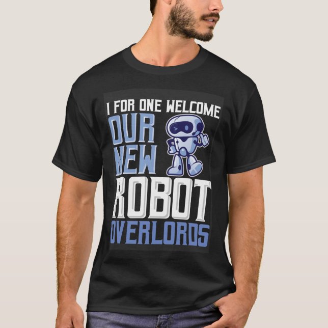 Robot Byggnad Kit Robotics Engineering Robot over T Shirt (Framsida)