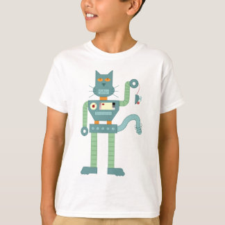 Robot Cat & Vind Up Mouse Tee Shirt
