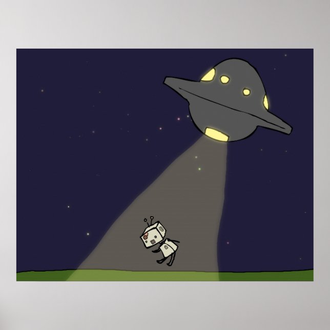 Robot-chan Abducted Poster (Framsidan)