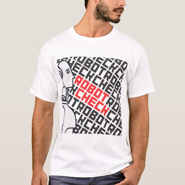 Robot Check T Shirt (Framsida)
