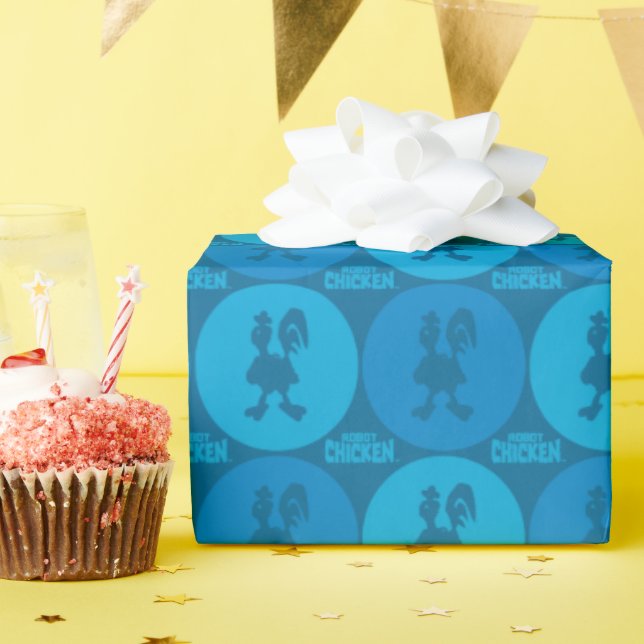 Robot Chicken Circle Mönster Presentpapper (Födelsedagsfest)